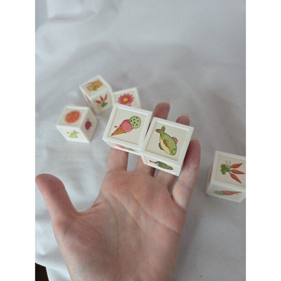 Bitty Baby Doll Blocks Toy Vintage 1990s Pleasant Company - Picture 4 of 5